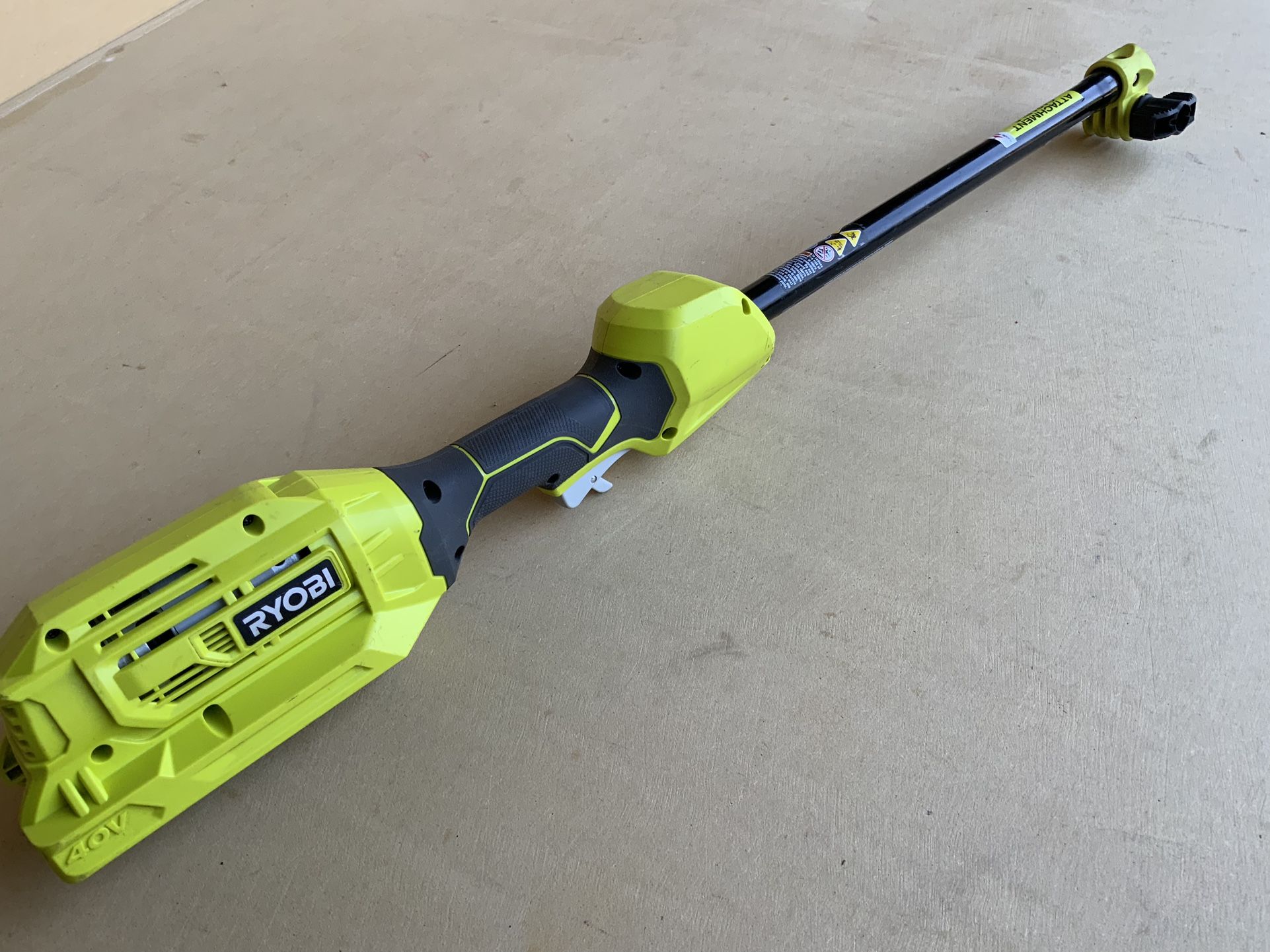 RYOBI Model RY40006 40V Expand-It Cordless Battery Attachment Capable Trimmer Power (Head Only)
