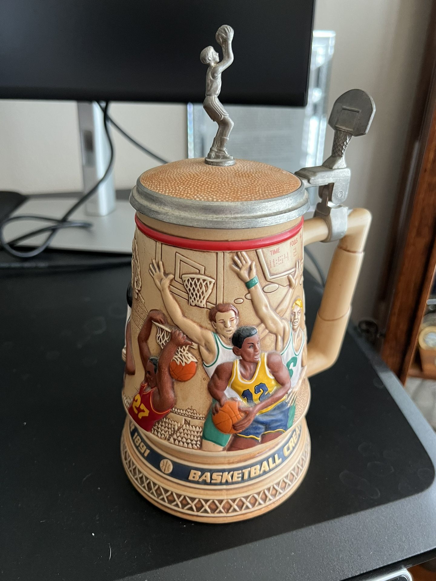 1993 Basketball Beer Stein From Avon