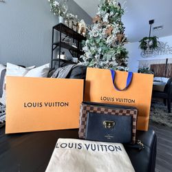 Authentic Beautiful Louis Vuitton Vavin PM Damier Ebene Noir Shoulder Bag