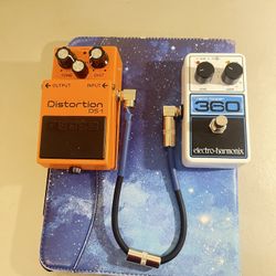 Electric Guitar Looper Pedal with Distortion 