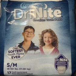 Comfees DriNite Juniors Youth Underwear Small / Medium 