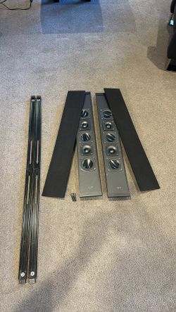 Paradigm Decor 2SC Ultra-Thin TV L/C/R Speakers 