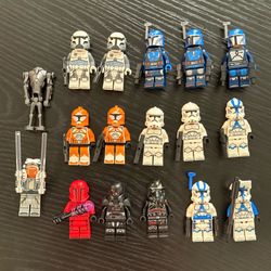 Lego Star Wars Minifigure lot (17 figures)