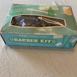 Vintage Wahl 9 Piece Barber Kit. 