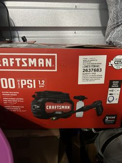 Craftsmen Pressure Washer