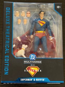 Superman (2025) DC Multiverse Superman & Krypto (Deluxe Theatrical Edition) Action Figure