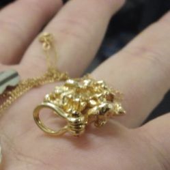 Wanted Nugget And Emerald Ring