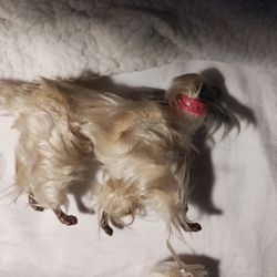 Barbie Doll Toy Afghan Dog Plush Good Condition 