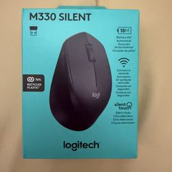 Logitech M331 Silent Plus Wireless Mouse- Black