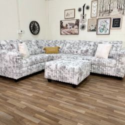 Brand New! Viral Fluffy Cloud Sectional Couch - Delivery Available