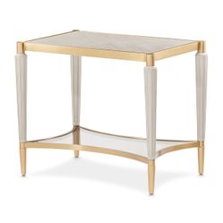 St. Charles Dove Gray End Table