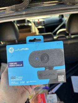 **BRAND NEW SEALED BOX -JLAB GO Cam HD Webcam - 1080p