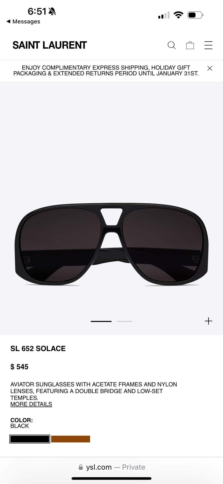 YSL Sunglasses 