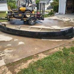 14' aluminum canoe