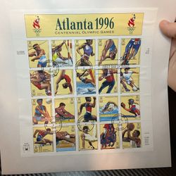 FDC  Atlanta 1996 Centennial Olympic Games .32c 20 Stamps