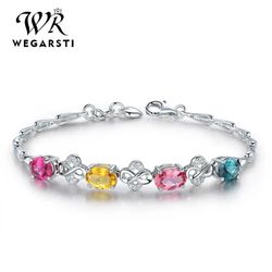 Sterling Silver 925 Jewelry Bracelet Trendy Luxury Gemstone Women Bracelet Weddings Party Gift   ‎‏Pin ‎‏Brooch ‎‏Jewelry   ‎‏Earrings  ‎‏Necklace  ‎‏
