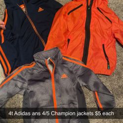 Adidas & Champion Jacket 4t