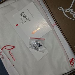 hristian Louboutin red bottoms