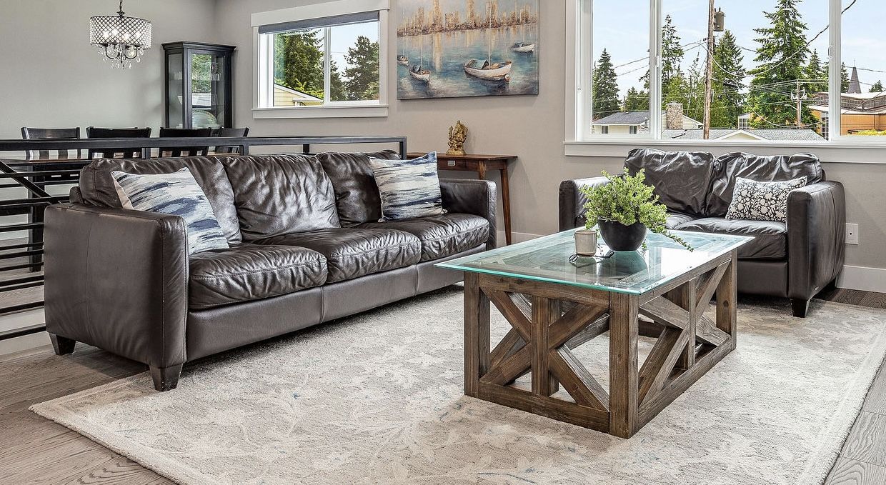Sofa Set with coffee table