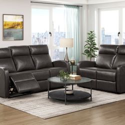2PC Sofa & Loveseat 