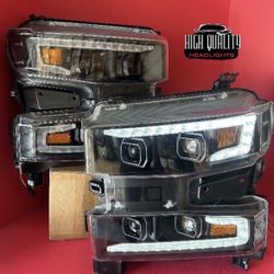 Chevy Silverado 1500  2019. 2021 Headlights.