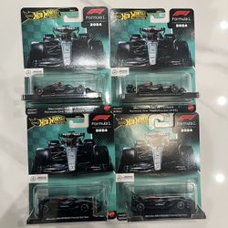 2024 Hot Wheels Formula 1 Premium Mercedes AMG Petronas F1 Lot of 4