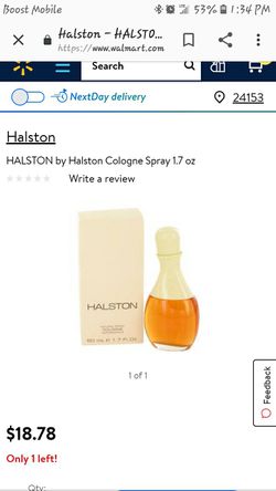 Halston Ladies Perfume. Full bottle. Never used.
