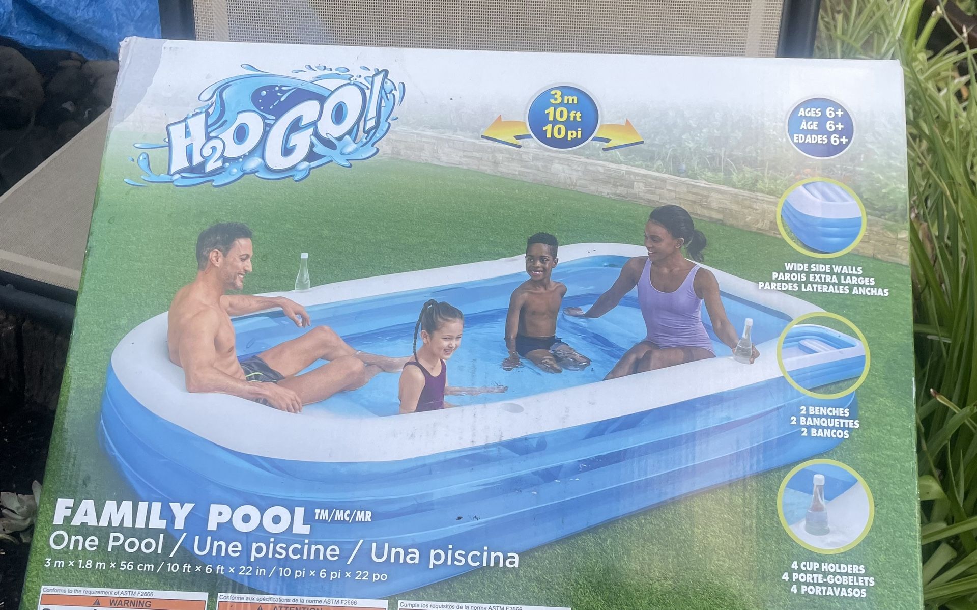 deep 10ft pool