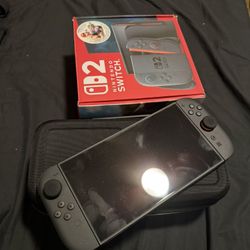 Nintendo Switch 2 with 4 games, case and screen protector!