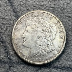 1921 S Morgan Silver Dollar