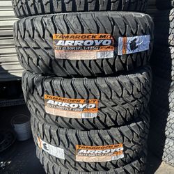 Set 35X12.50R17 Arroyo MT Brand New Tires Mounted And Balanced Montadas Y Balanciadas Gratis 