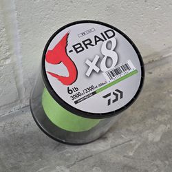 J-Braid Strand Braided Fishing Line - 6lbs 3000m