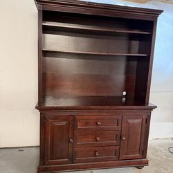Red hard wood dresser