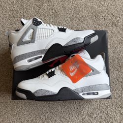 Jordan 4 White Cement 