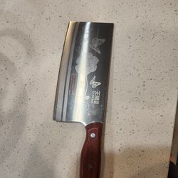 Meat cutter knief.