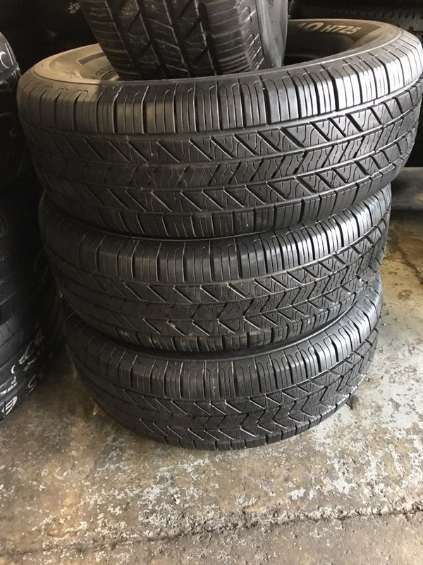 225-70/14 Hankook -- 4 USED TIRES- Blue Flame Tires NC 1245 New Bern Av 27610