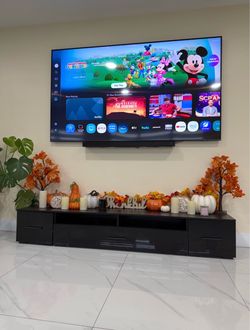 3 Piece Black Entertainment Center