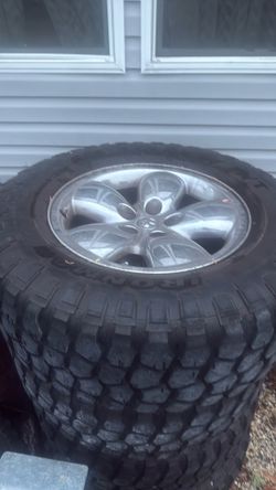 Dodge ram tires and rims