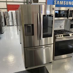 Samsung Stainless Steel 26.5 Cu. Ft. 3-Door French Door Refrigerator With Family Hub