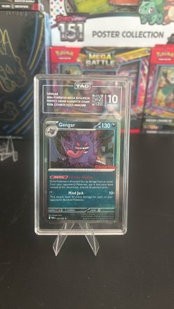 Gengar Graded 10 has Swirl on Tongue 🌀🌀