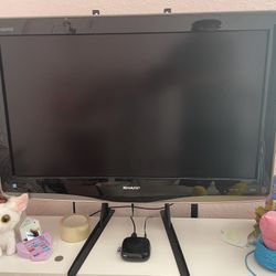 32 Inch Sharp TV and Stand