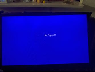 46in Hisense TV flat screen