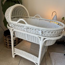 Bassinet Wicker From Pottery Barn 