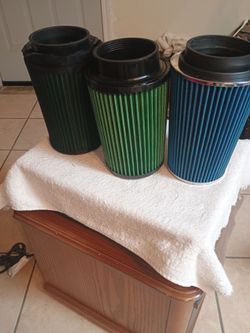 3- filtros RACING INTAKE $35- CADA UNO $35- EACH - OILDALE