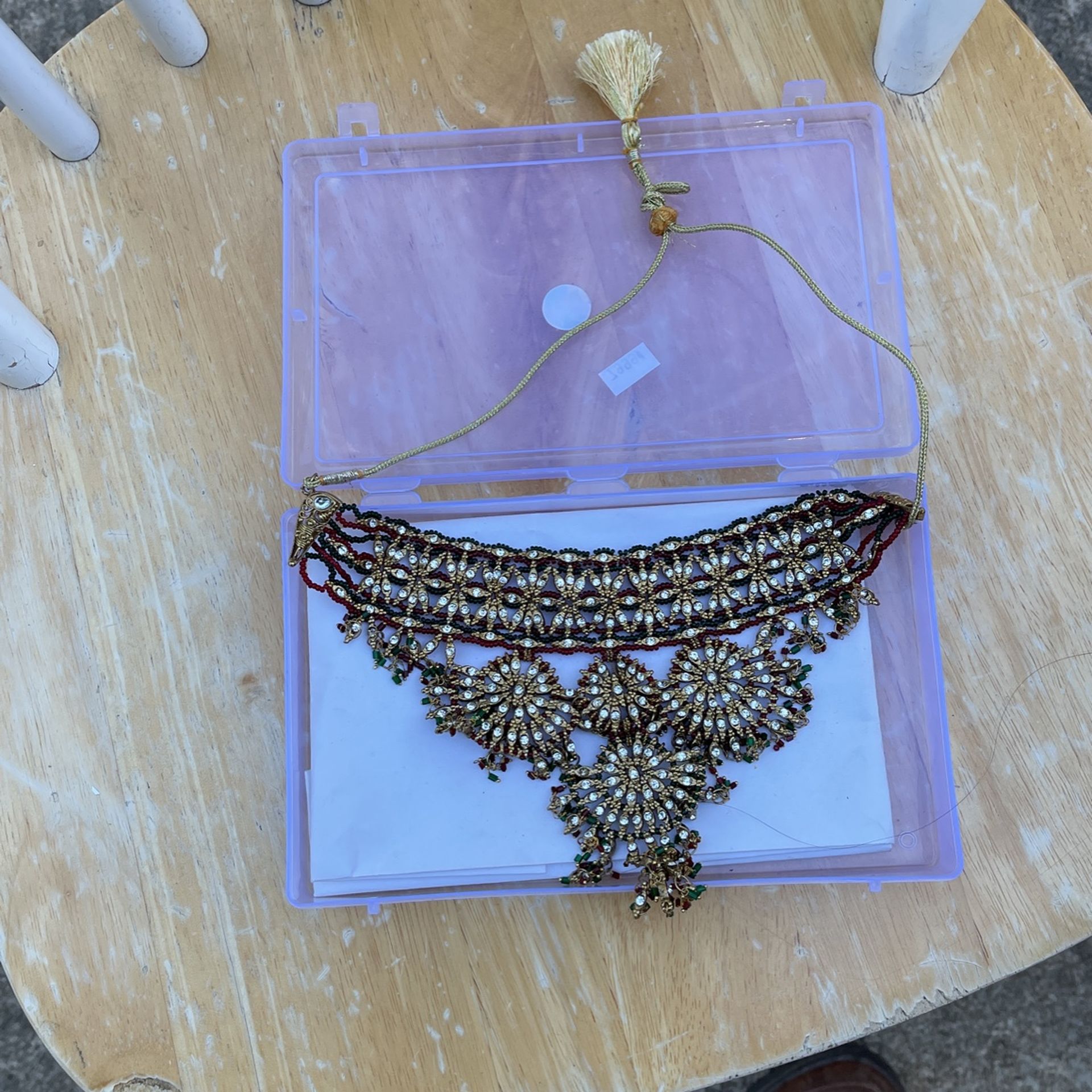 Jewellery Necklaces Set With Earrings And Pair Of Bangles