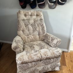 Custom Chair, Newly Upholstered 