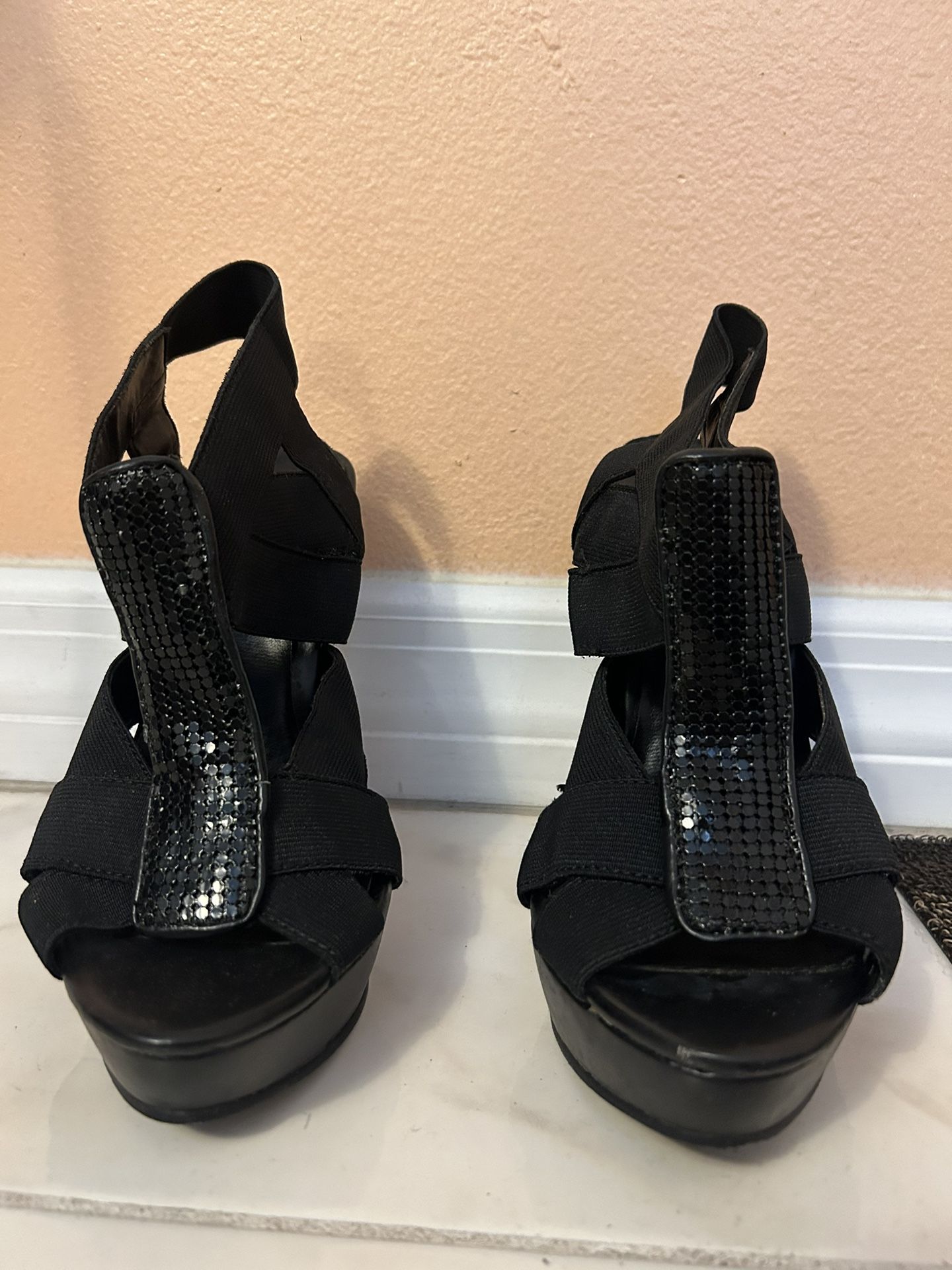 Black Heels Size 6