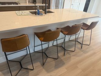 4 West Elm Bar Stools