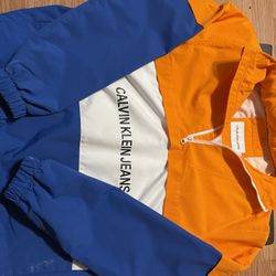 Mens Calvin Klein Windbreaker (Hideaway Hood)