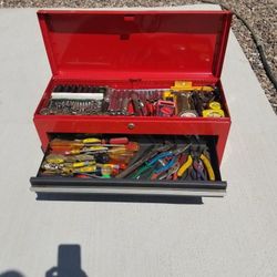 Craftsman Toolbox with Tools
